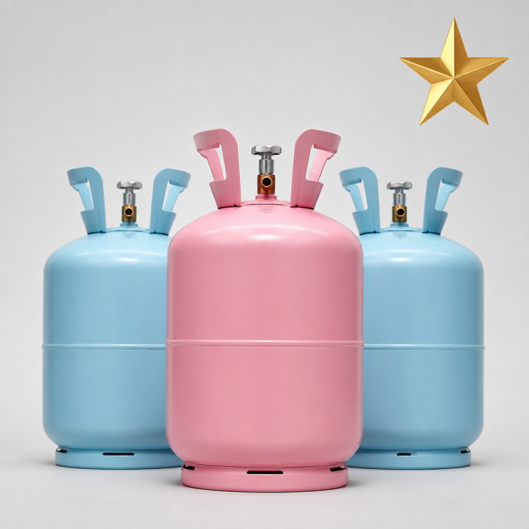 Best selling refrigerant cylinders with gold star badge
